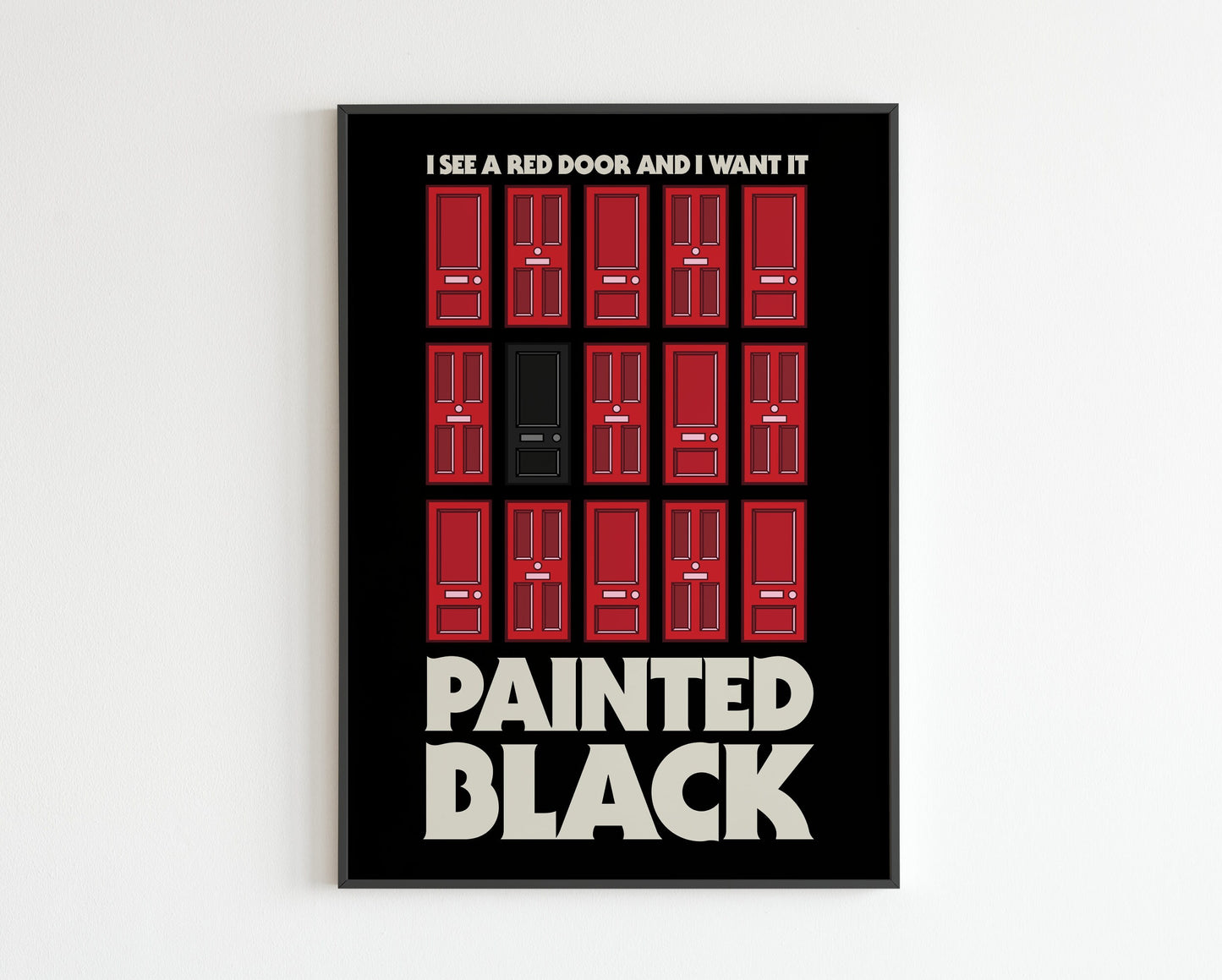 Paint it Black inspired