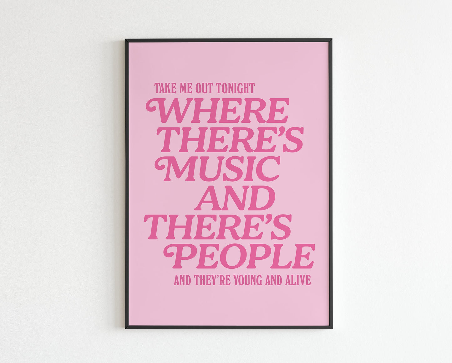 There Is A Light That Never Goes Out 'Take me out'