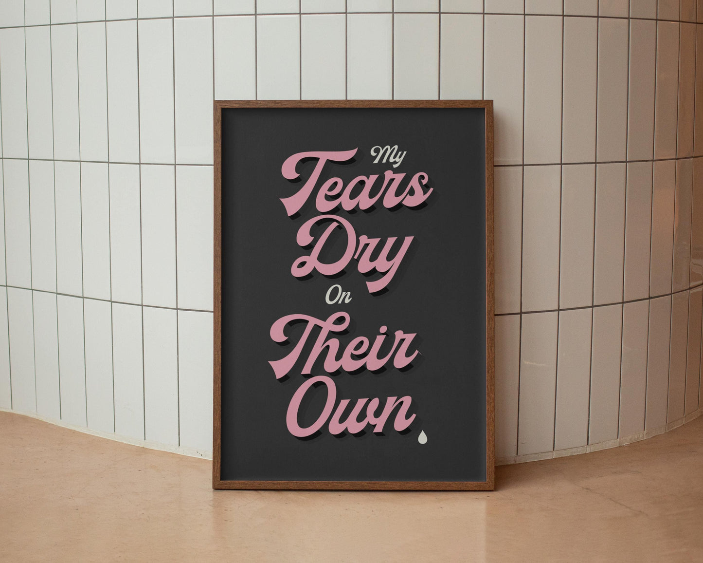 My Tears Dry On Their Own - AW Inspired