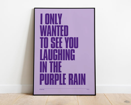 Purple Rain inspired