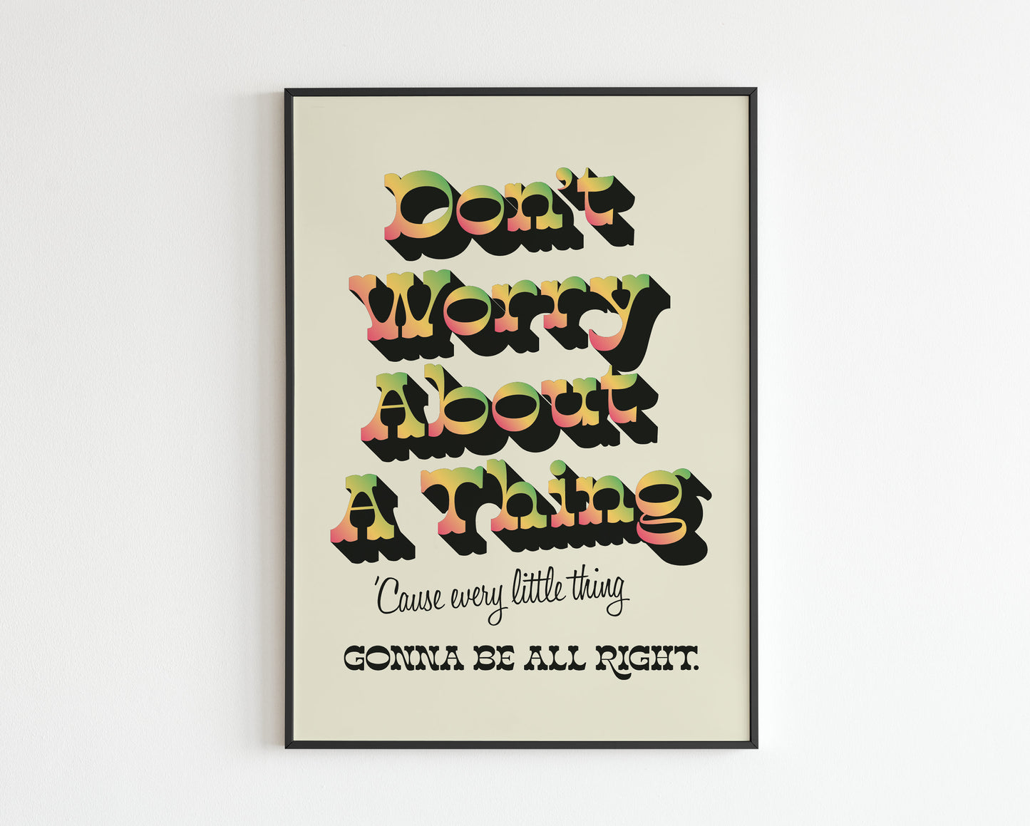 Don't Worry About a Thing - Three Little Birds inspired