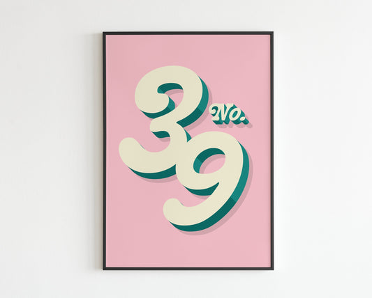 House Number - Personalised gift