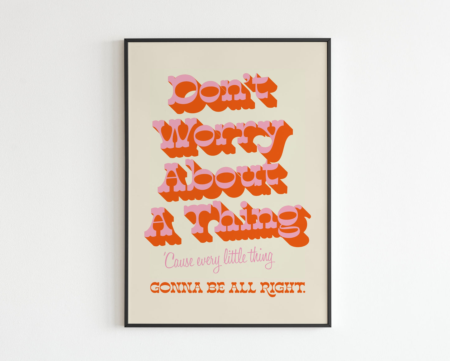 Don't Worry About a Thing - Three Little Birds inspired