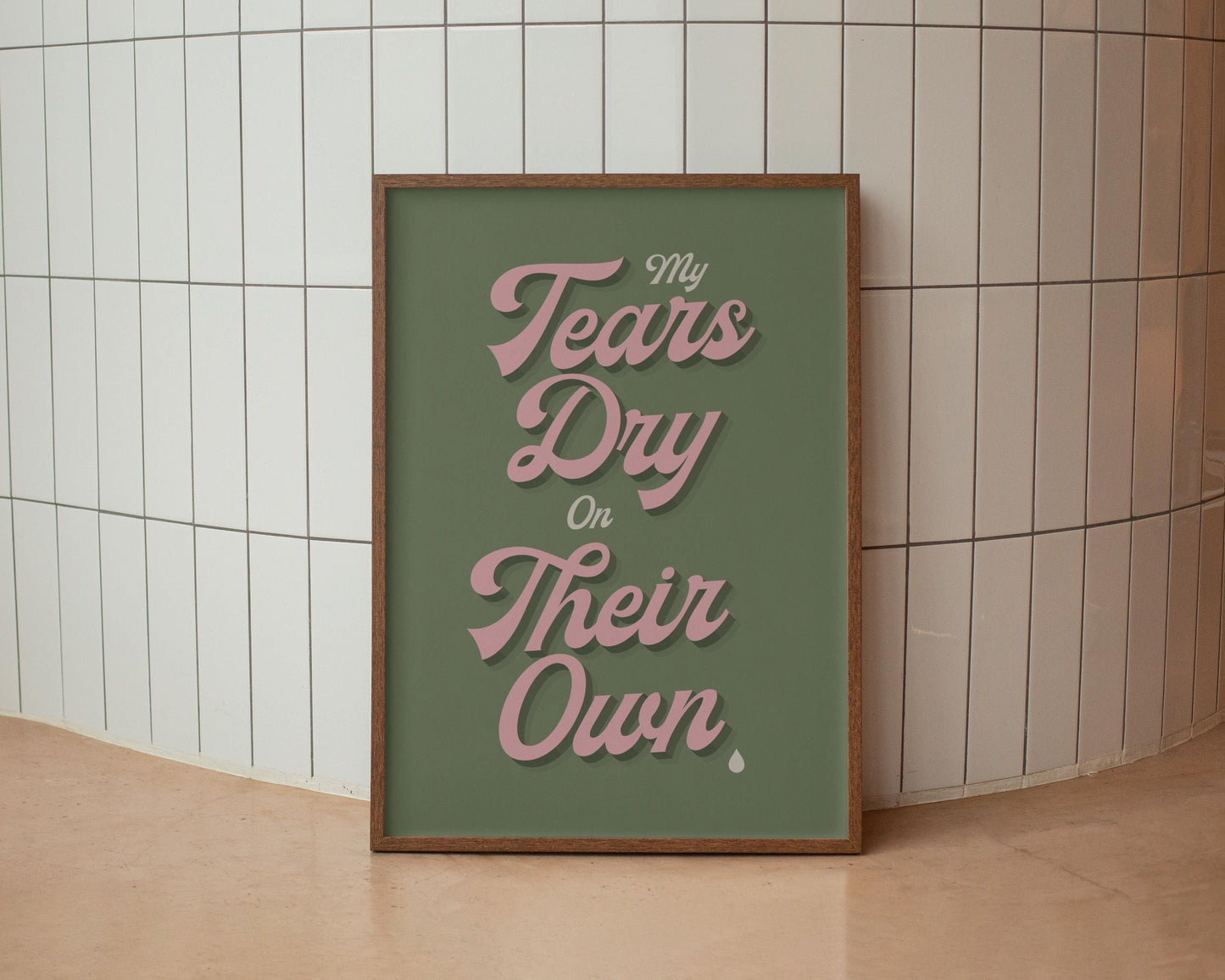 My Tears Dry On Their Own - AW Inspired