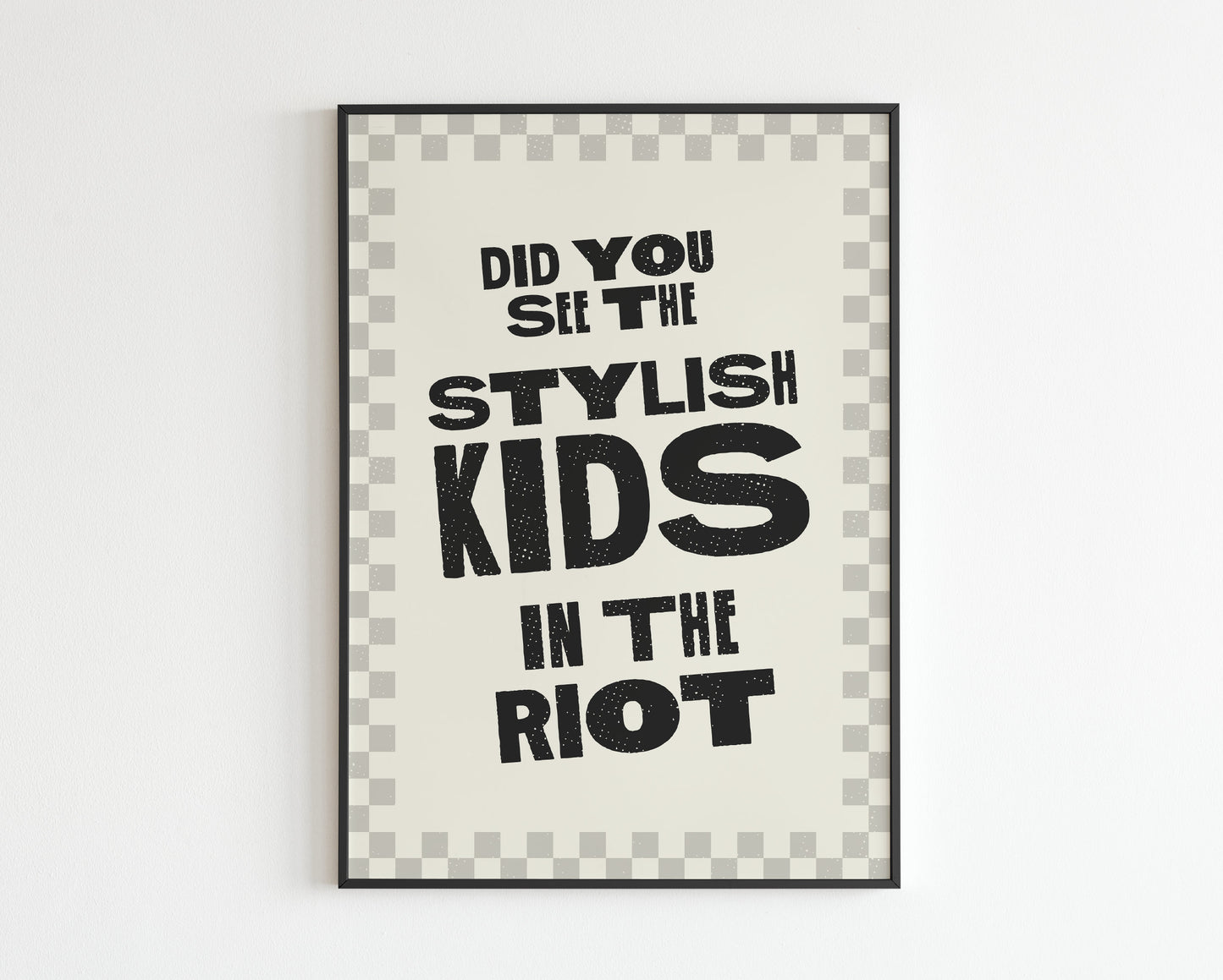 Did you see the stylish kids in the riot