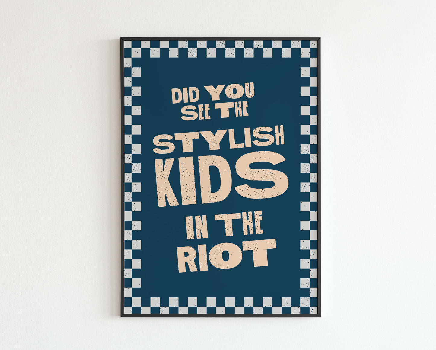 Did you see the stylish kids in the riot