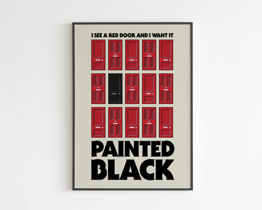 Paint it Black inspired