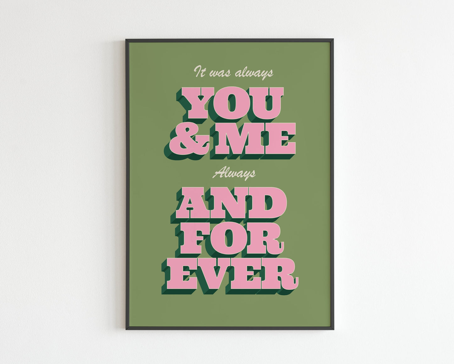 You & Me Song