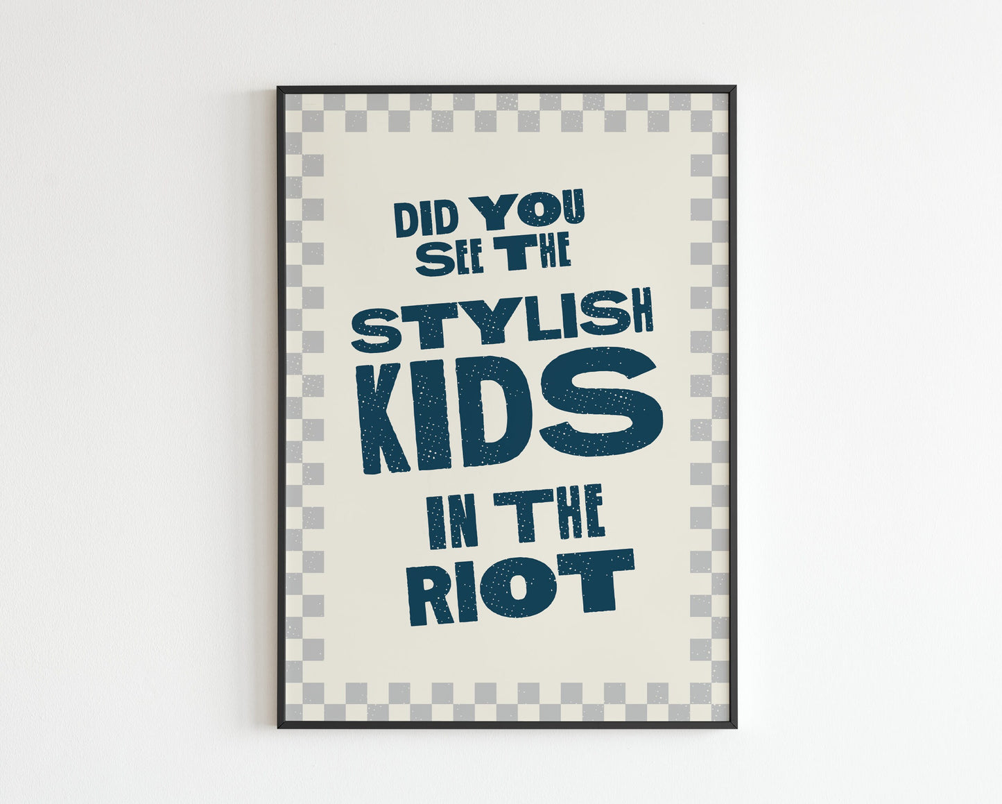 Did you see the stylish kids in the riot