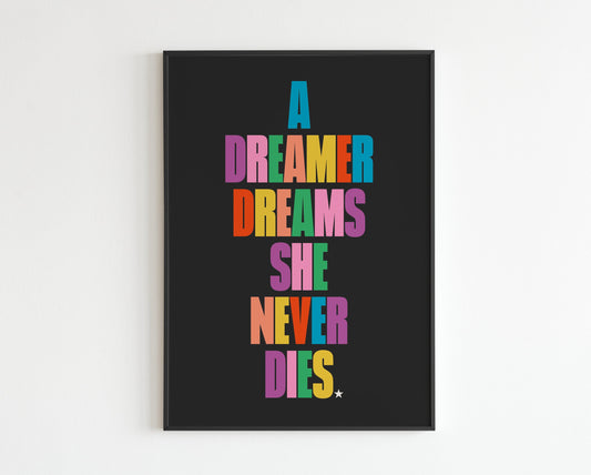 A Dreamer Dreams She Never Dies - Champagne Supernova