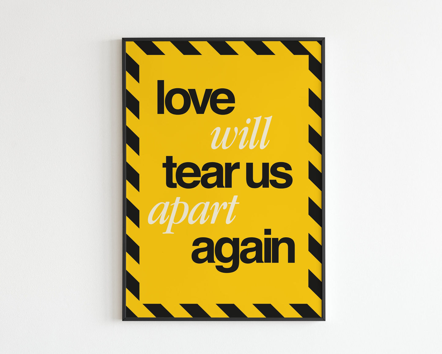 Love Will Tear Us Apart Again