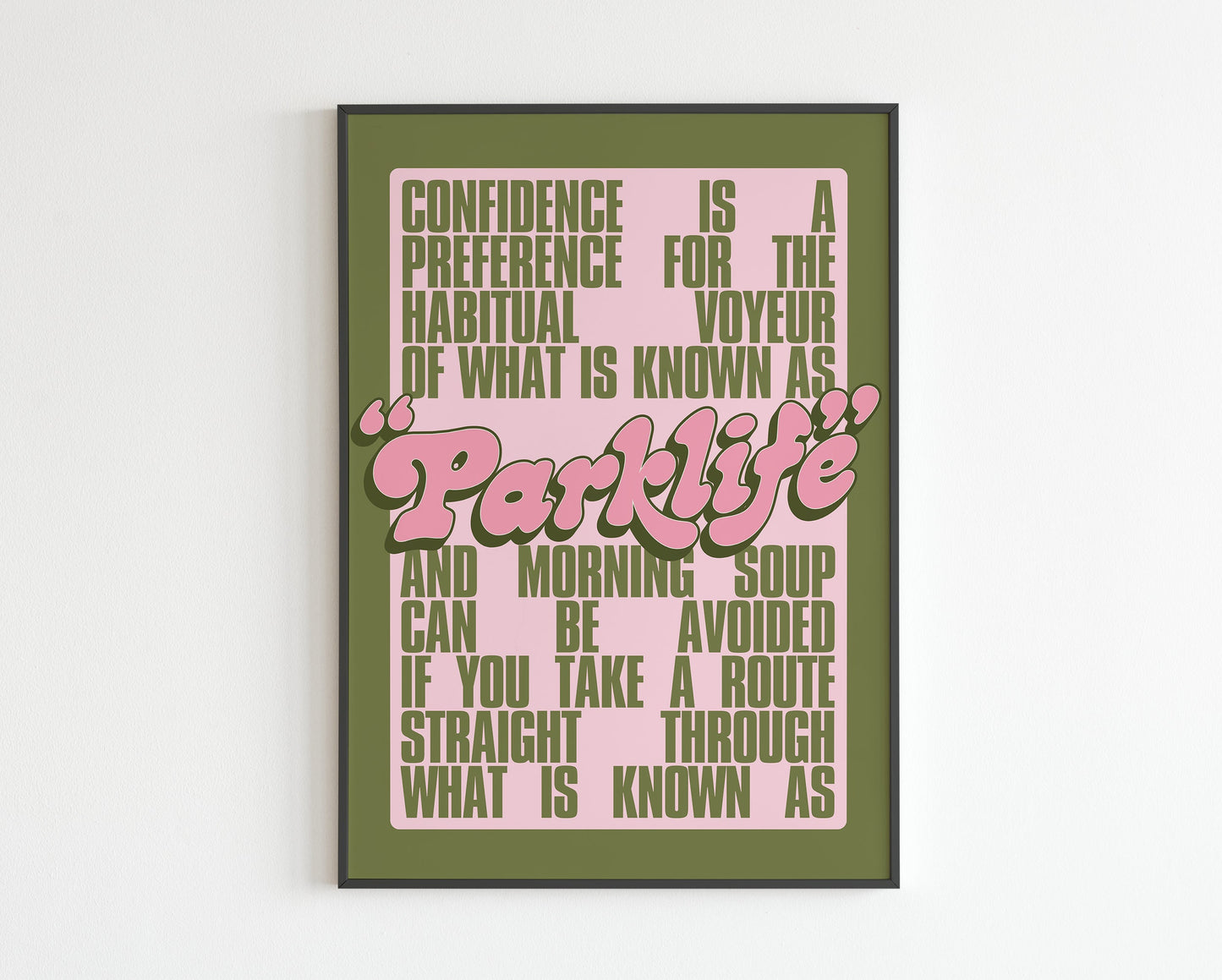 Parklife inspired