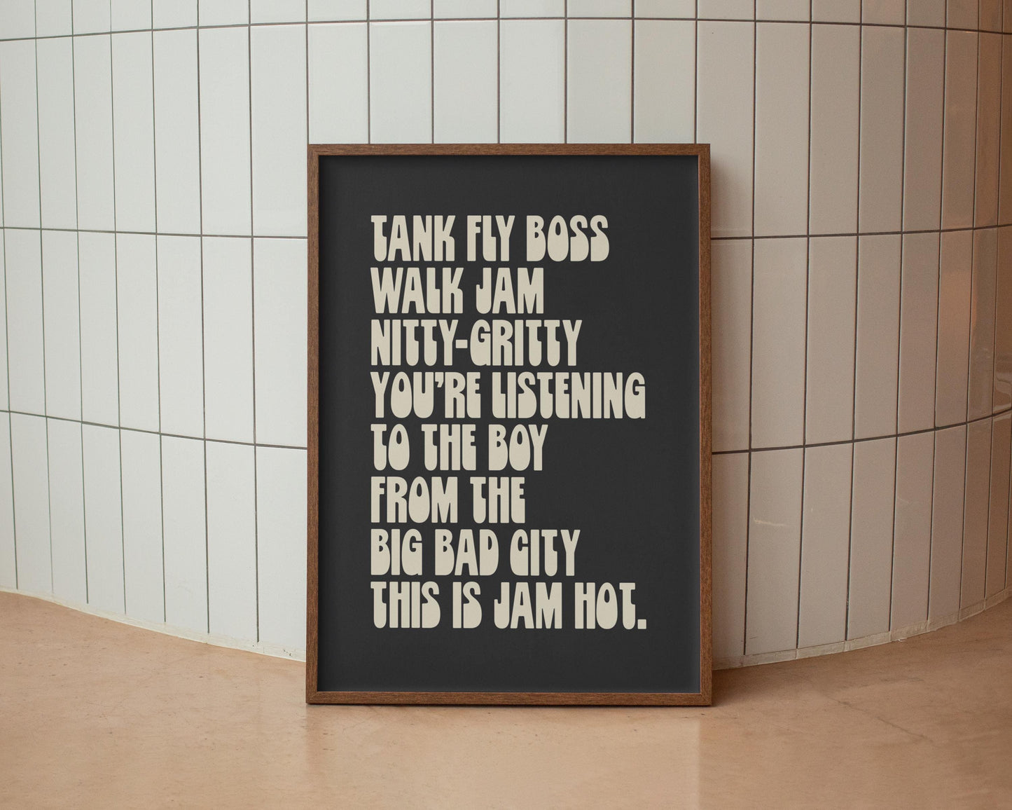 Tank Fly Boss Walk Jam Nitty Gritty