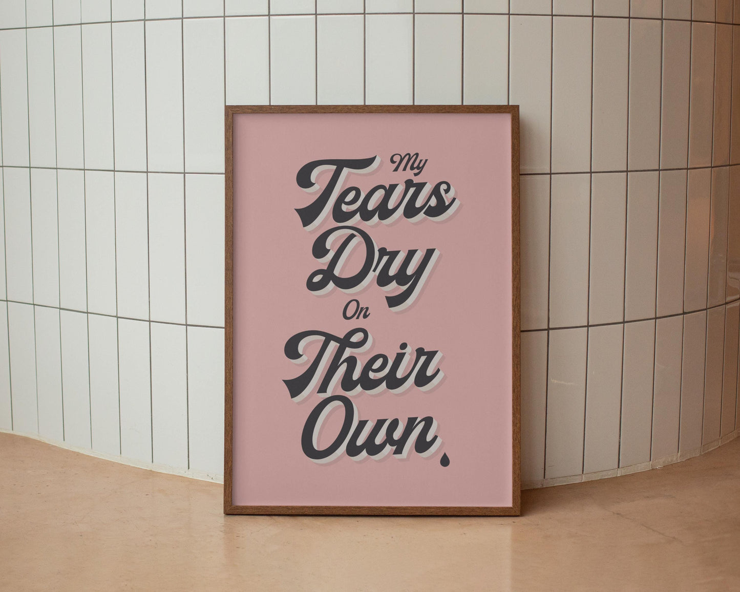 My Tears Dry On Their Own - AW Inspired