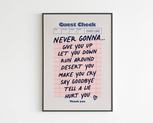 Rick Astley - Never Gonna Give You Up