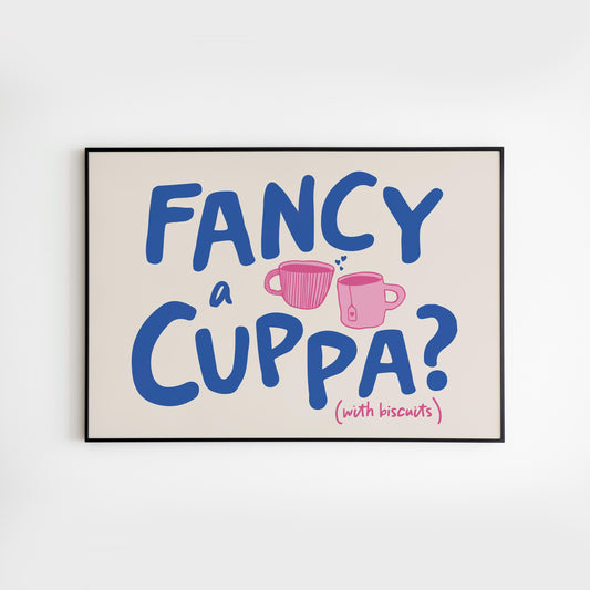 Fancy A Cuppa with Biscuits - No.1