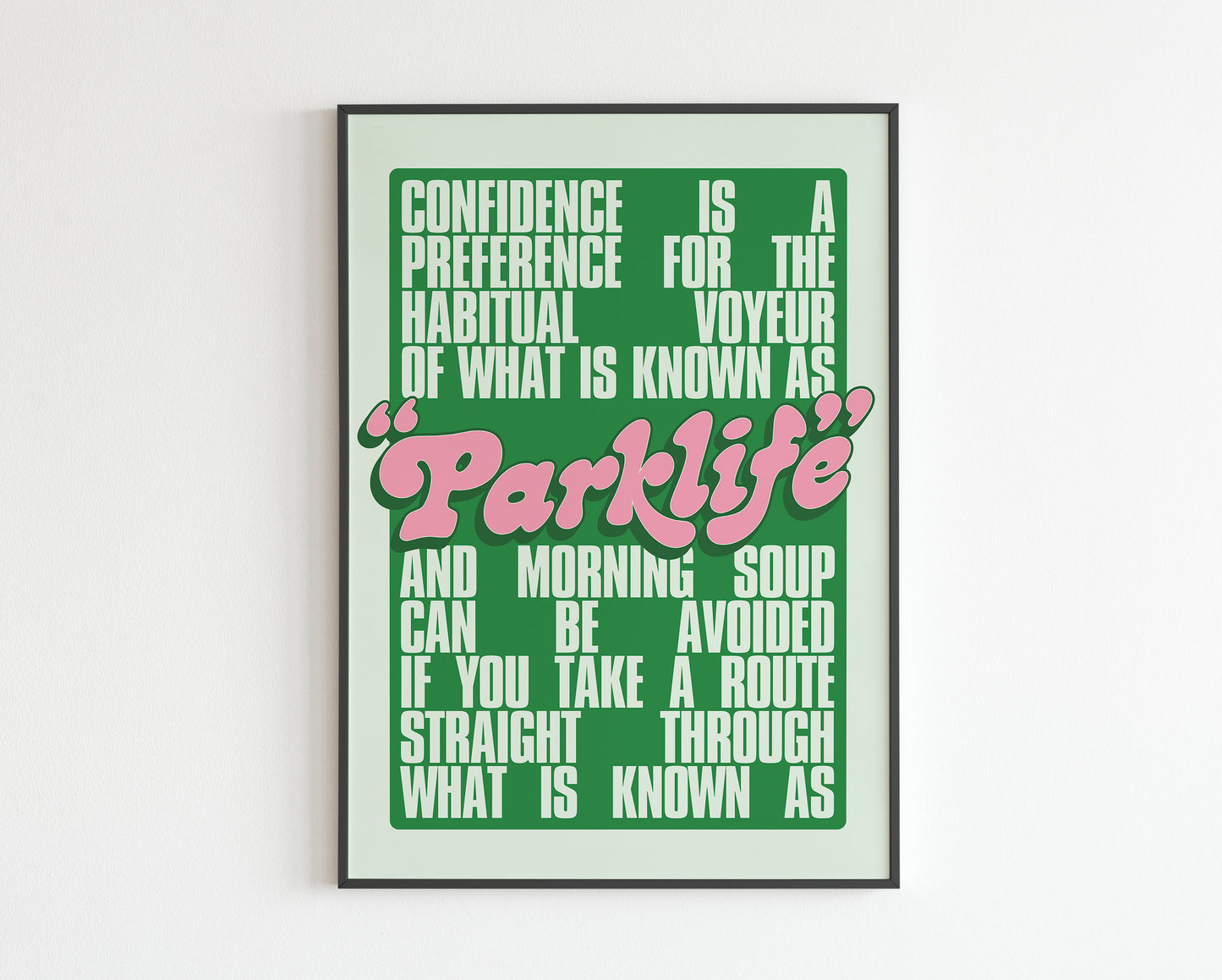 Parklife inspired