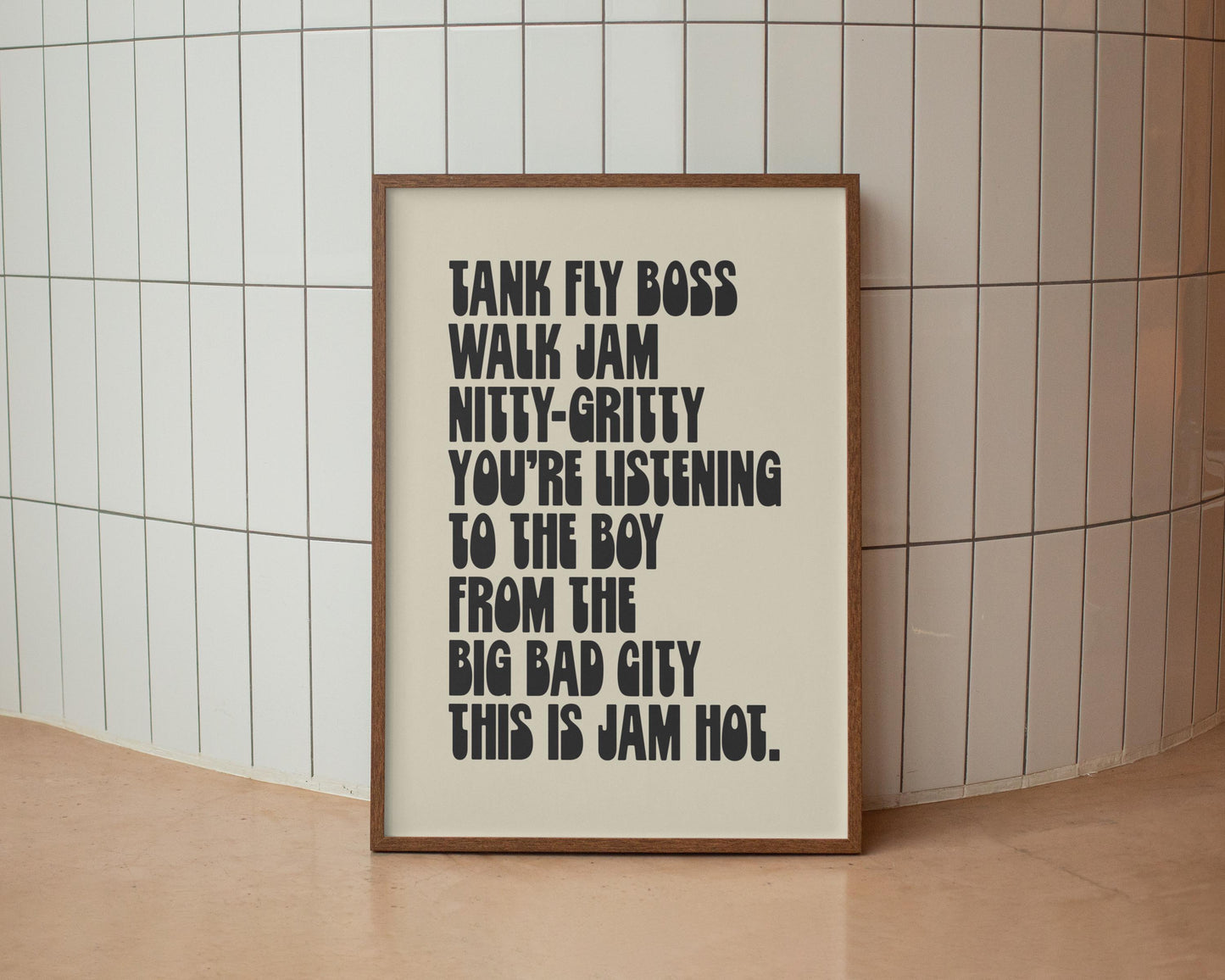 Tank Fly Boss Walk Jam Nitty Gritty