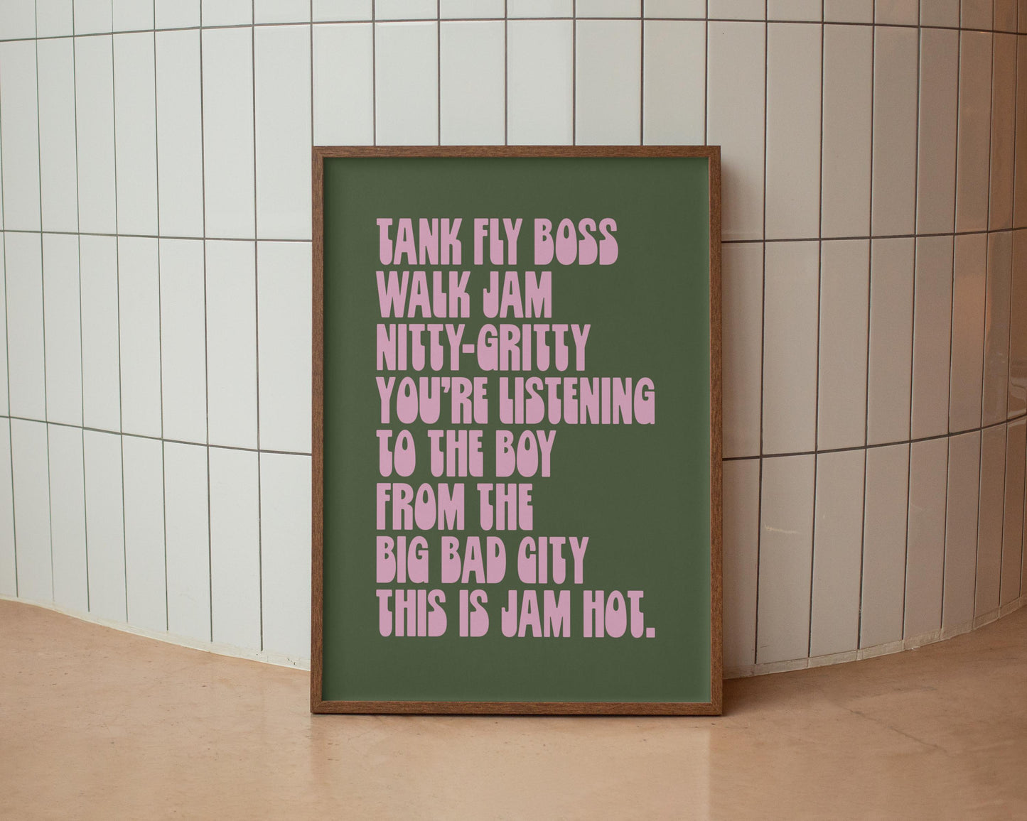 Tank Fly Boss Walk Jam Nitty Gritty