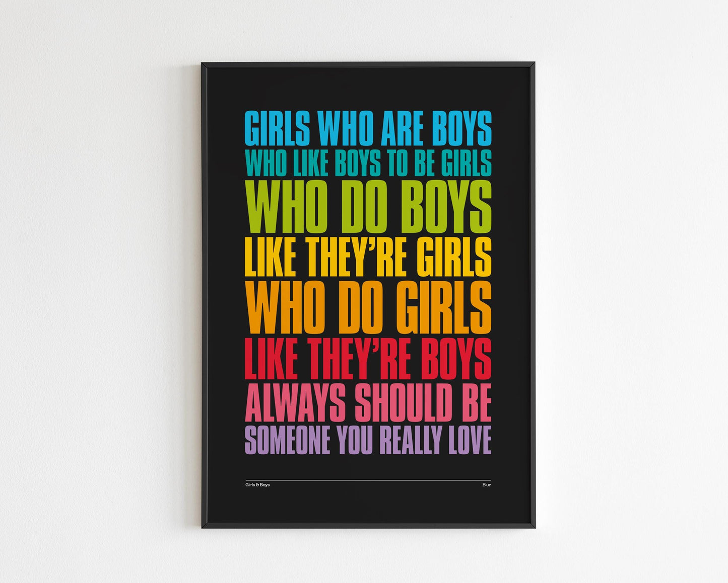 Girls and Boys inspired